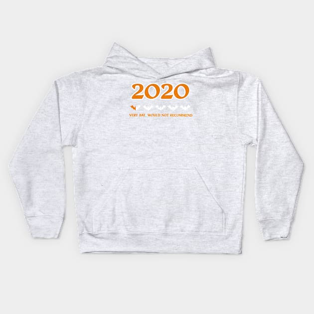 2020 Halloween Very Bat Kids Hoodie by BethTheKilljoy